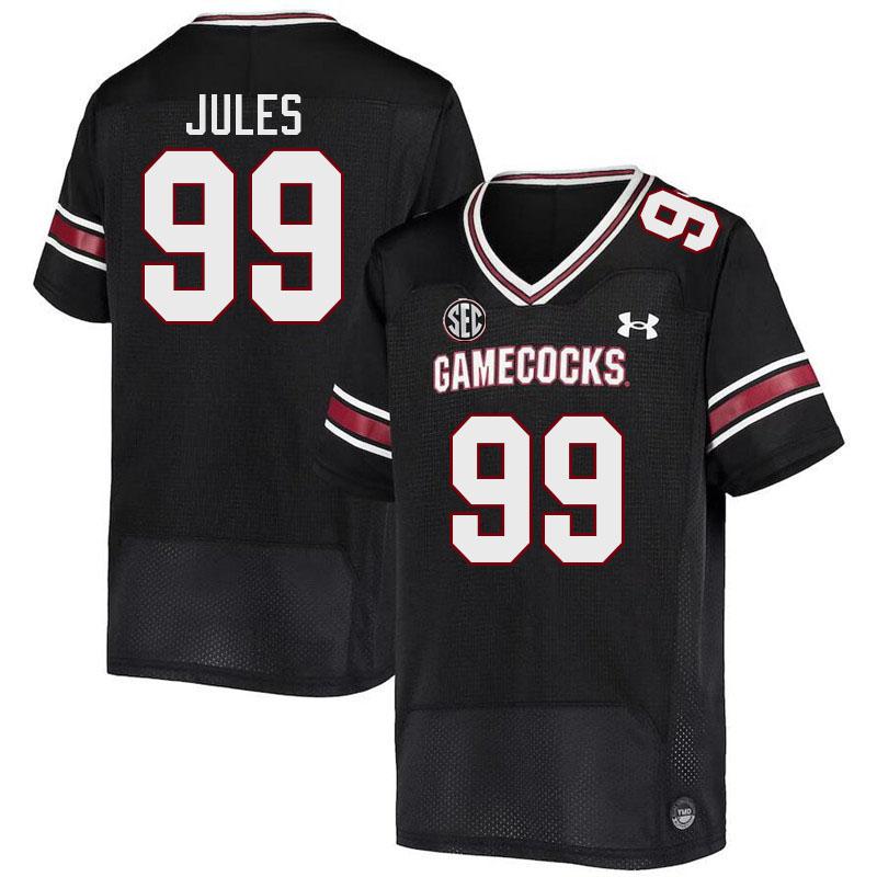 Men #99 DeAndre Jules South Carolina Gamecocks College Football Jerseys Stitched-Black